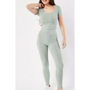 Crop top legging set